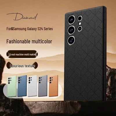 Samsung Galaxy 24 Ultra/Plus Magnetic Charging Leather Case