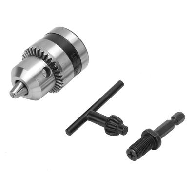Light Wrench Drill Chuck 1.5-10mm 3Celsius8-24UNF + 1Celsius4 Hex Head 3Celsius8 Thread Extension Rod