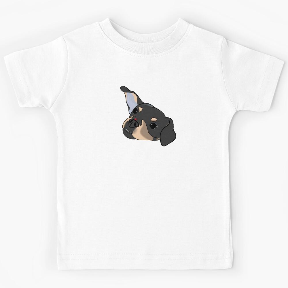 Puppy with Ladybug on Nose | Watson the Dog | Commission Kids T-Shirt 100