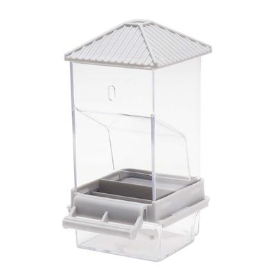 New Automatic Bird Feeding Bowl No Mess Large Capacity Parrot Feeder Easy Clean Transparent Food Container For Small Birds