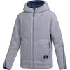 Full-Zip High Collar Sherpa Jacket 'Grey' Men's HR8427