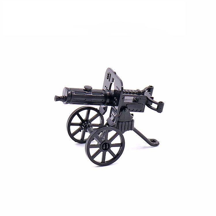 

WWII Military Soviet German Cannon Building Block Set Soldier Vehicles Artillery Bunker Figure Weapon Accessories Toy Boy Gift Present K038