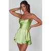 Summer Sexy Slip Dress With Spliced Polyester And Spandex For Night Out