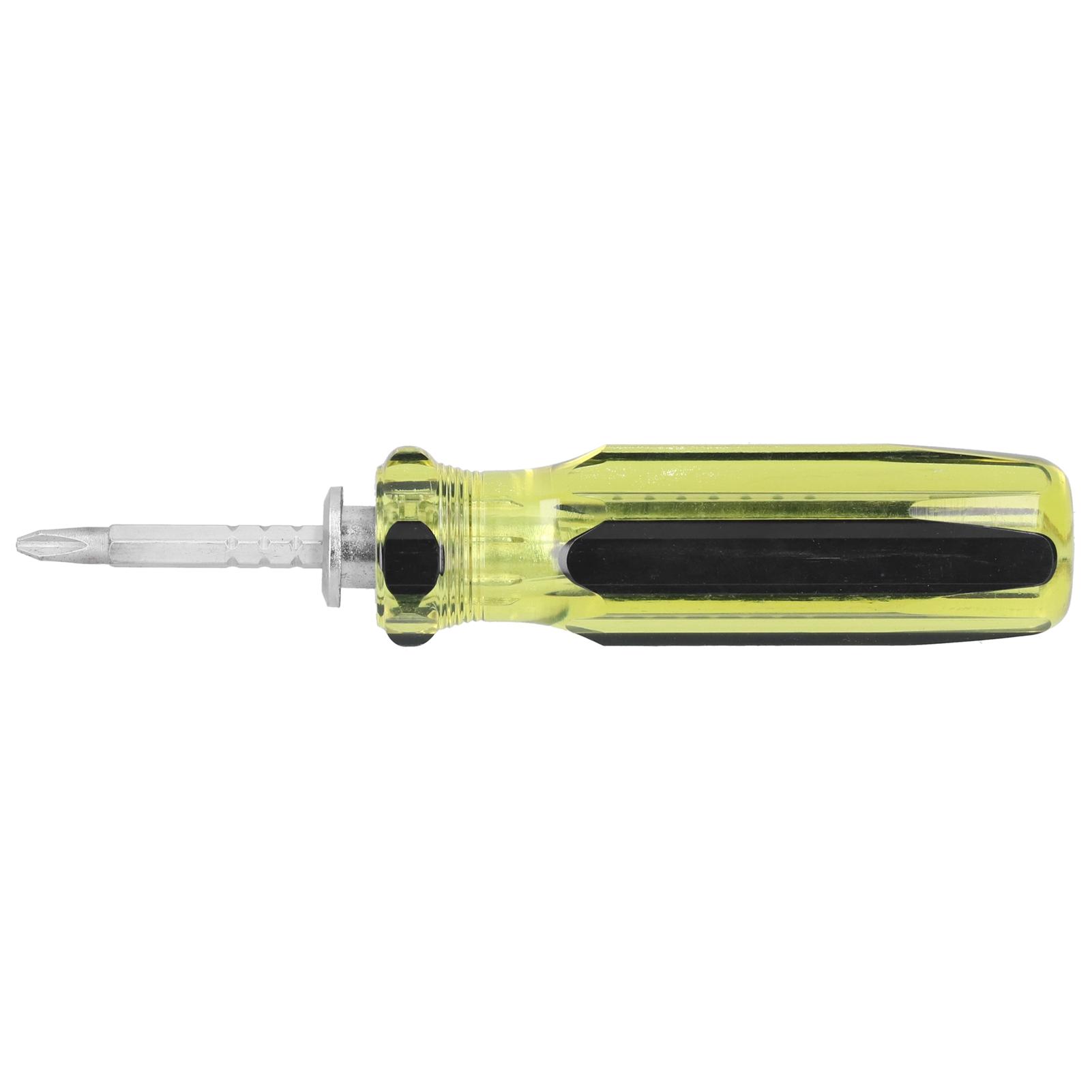 

Telescopic Screwdriver DoubleHead Manual Portable Hardware Repair Tool Supplies