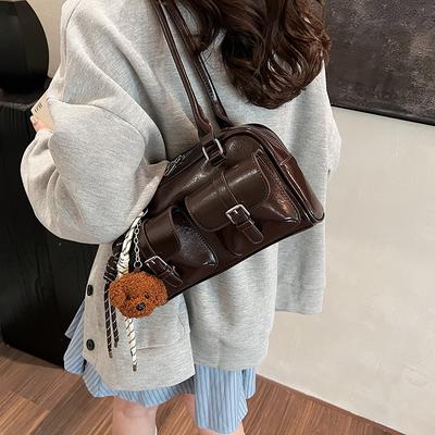 High-end, Niche Underarm Bag, Trendy and Retro Shoulder Bag, Versatile for Work and Commuting