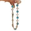Floral Zircon Stone Womens Bracelet With Copper Material For Elegant Summer Fashion