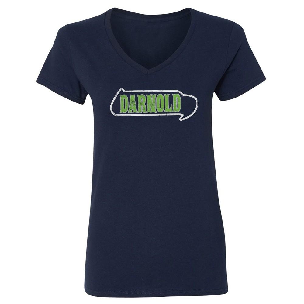 Sam Darnold Seattle Tribute - Hawk-Inspired Logo Ladies  V-Neck Tshirt Unisex T-Shirt XXL