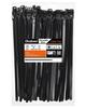 Reusable Cable Ties: 8 Inch 100 Pack UV Resistant Heavy Duty Plastic Zip Ties Self Locking Thick Design for Indoor Outdoor Cable Organization and B