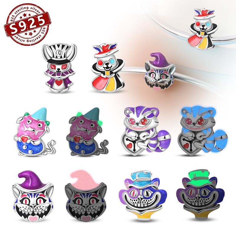 Copper Craft Halloween Collection Clown Magic Hat Rabbit Beads Fit Authentic Bracelet Handmade Jewelry Women'S Present