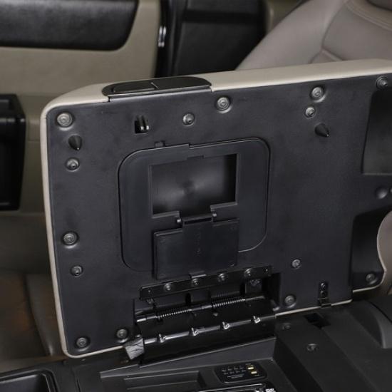 For Hummer H2 2003-07 ABS Black Armrest Box Multifunctional Privacy Storage Box