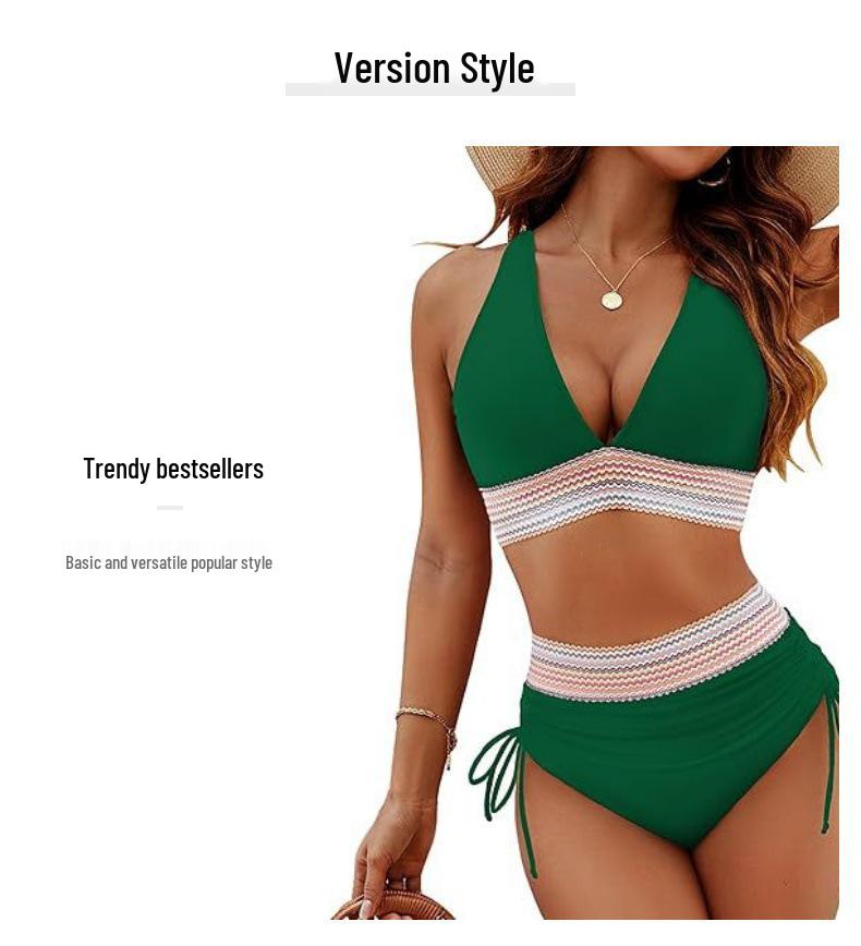 2025 Europäische & Amerikanische Damen Split Bikini Bademode