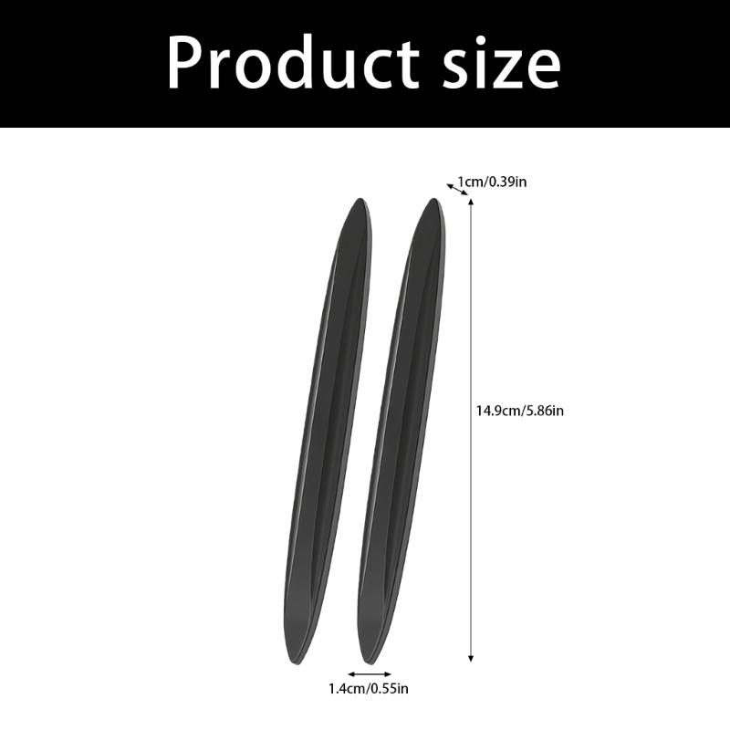 Seamless Car Door Edge Guards Cover Thin PVC Design Prevents Paint Damage Easy To Clean Heat Resistant Adhesive Backing