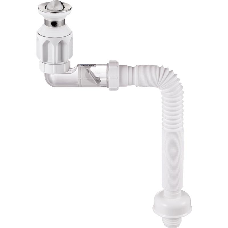 Submarine Anti-Odor Basin Drain & Waste Pipe Set
