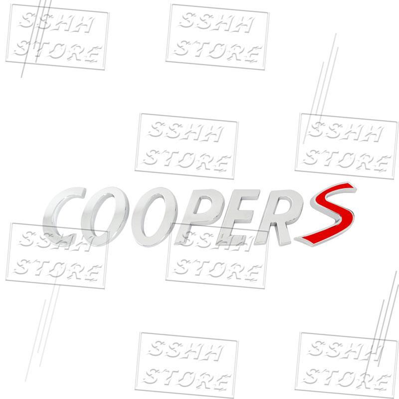 Car-Styling COOPER SD Emblem Car Trunk Body Stickers For Cooper S JCW R55 R56 R57 R58 F54 F55 F56 F57 F60 Countryman