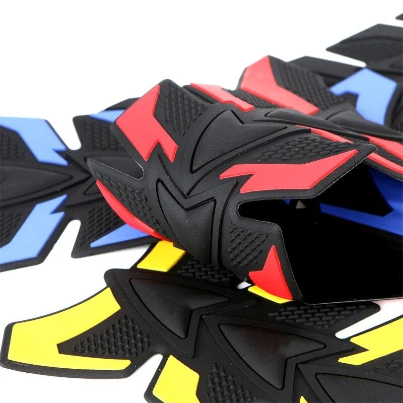 Univerzální motocyklová nálepka na palivovou nádrž s rybí kostí, trojrozměrné nálepky pro Harley, Yamaha, ochranná podložka na nádrž