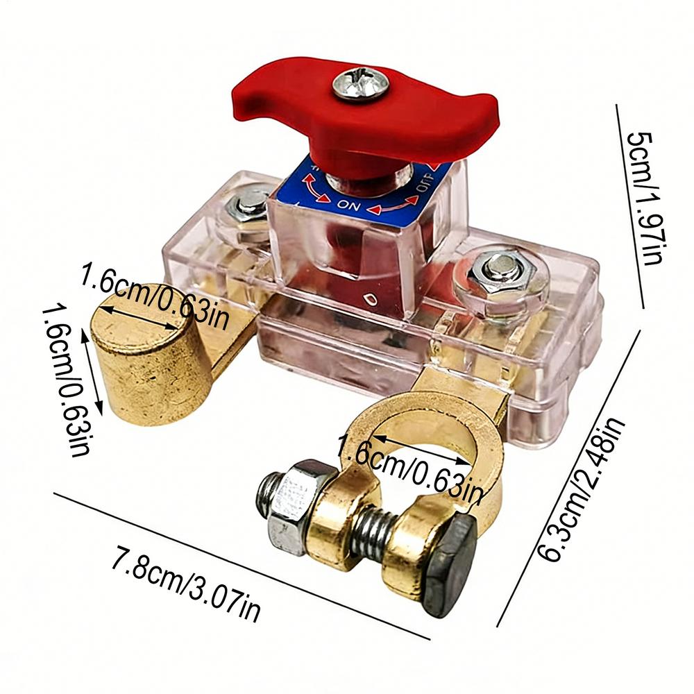 Battery Disconnect Button Battery Disconnect Control Car Power Management Button for Garage Workshop Vehicle Sedan RV SUV Truck