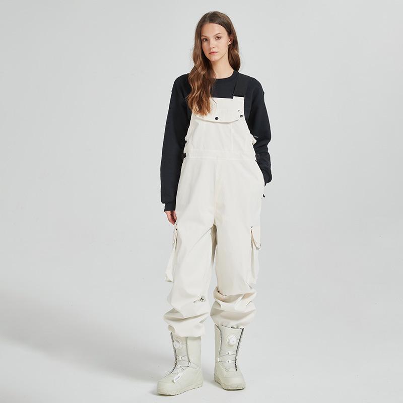 Waterproof and Warm Ski Bib Pants for Men & Women - Durable Outdoor Wear for Skiing