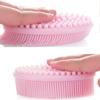 UDHVREKH Exfoliating Body Scrubber Bath Brush for Glowing Skin – Gentle Exfoliating, Long Lasting, Lathers Well, More Hygienic Than Traditional Lo