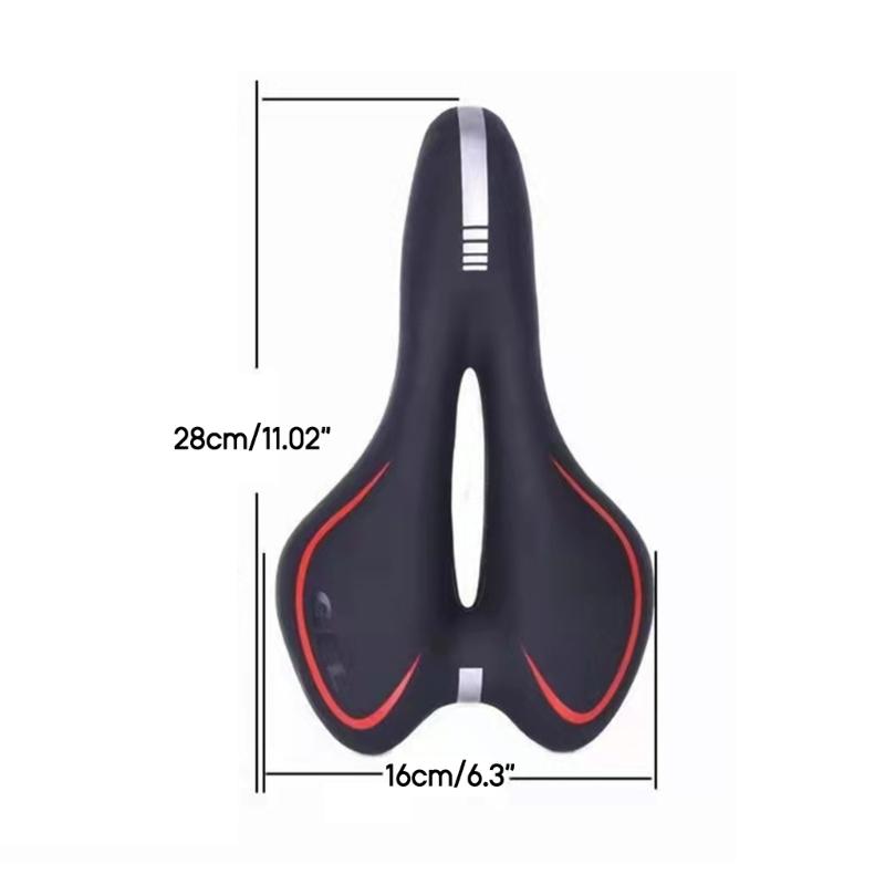 Comfortable Bike Seat Cushion Bike Seat with Shock Absorbing Memory-Foam Waterproof Bike Saddle for Mountain/Road Bike