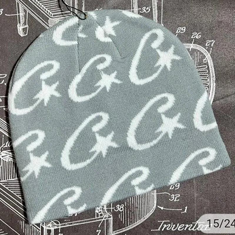 

Парные вязаные шапки хип-хоп модная шапка бини с буквами жаккардовая женская мужская зимняя горячая женская теплая вязаная шапка шерстяная балаклава one size