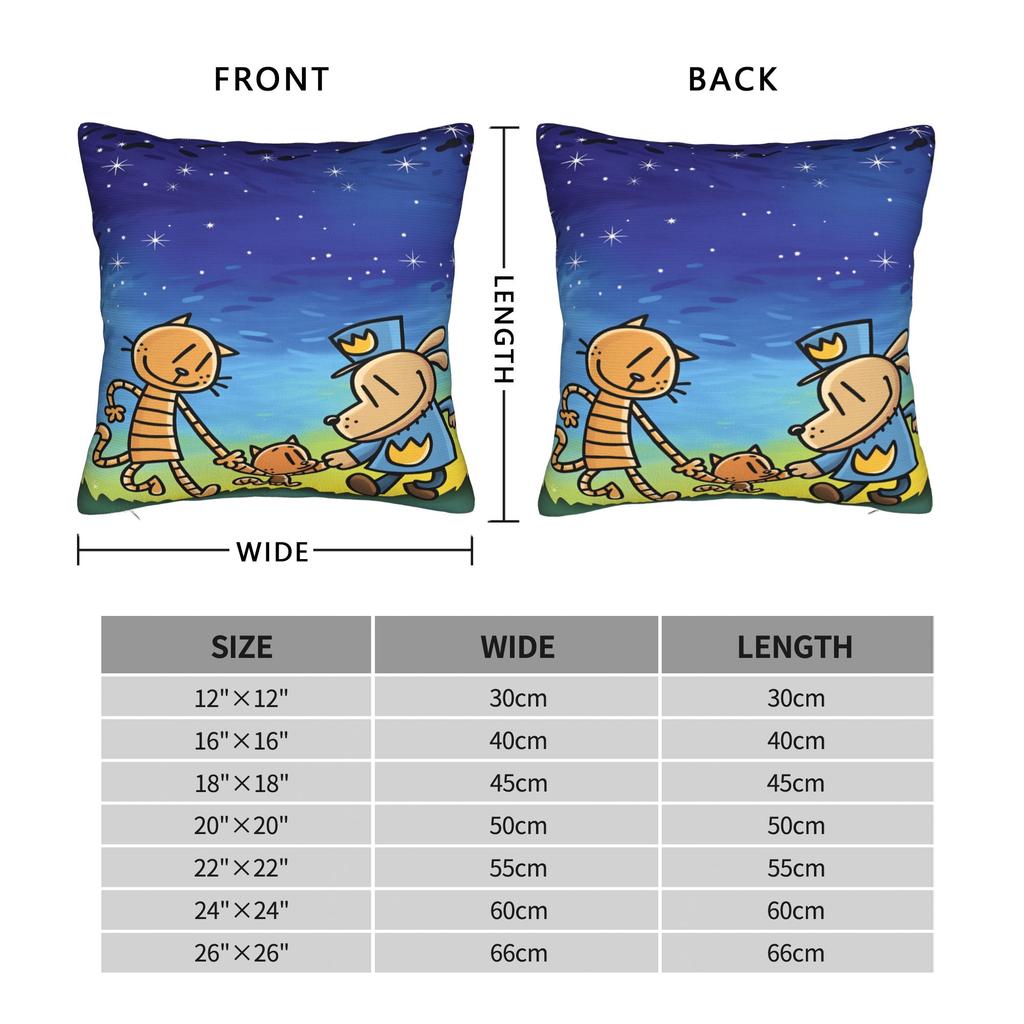 Pillow Case D-Dog Man DogmanS Movie Comic Custom Pillow Cover For Wedding Party Home Decor Retro Trendy Pillowcases