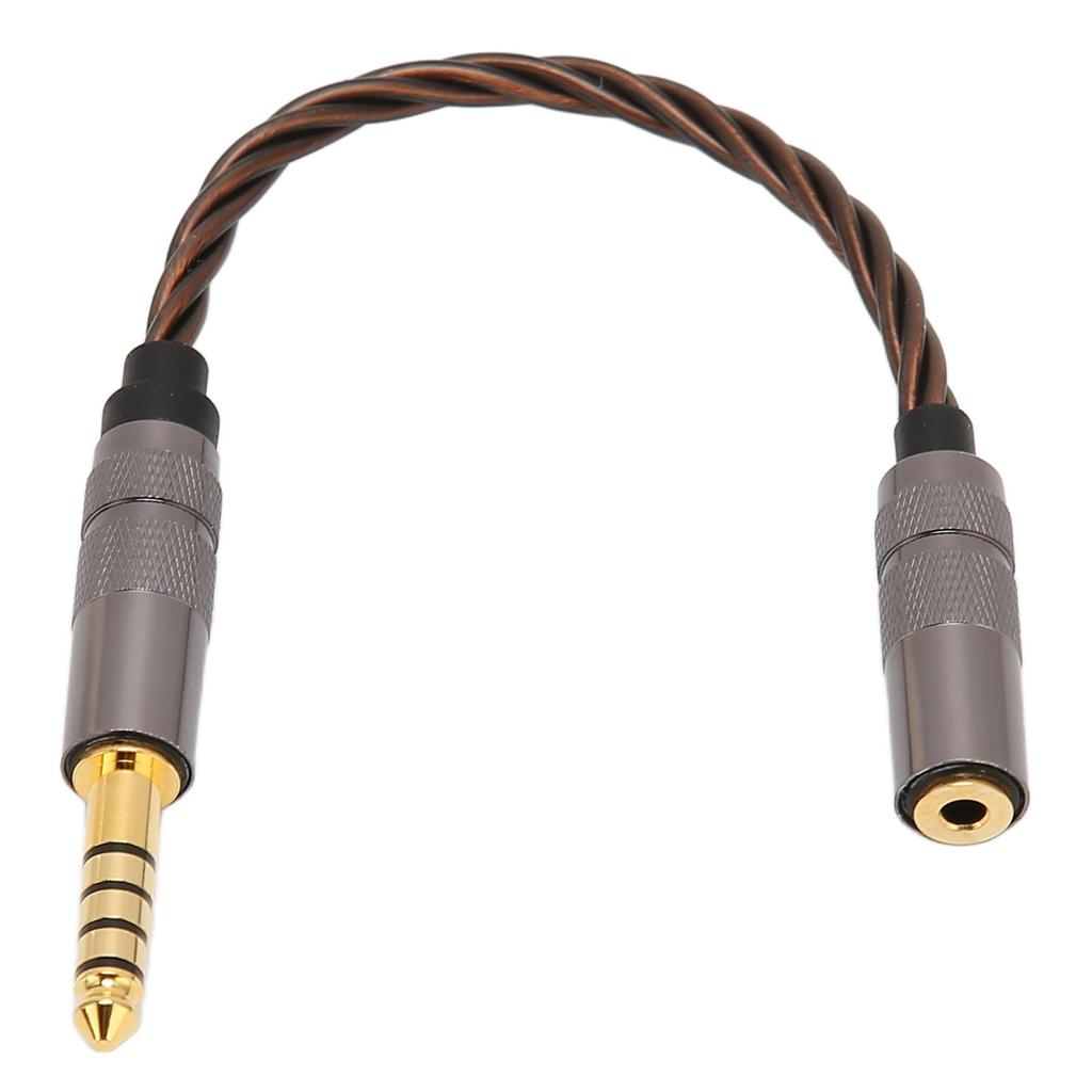 4.4mm to 2.5mm Balanced Cable Male to Female Gold Plated Plug Headphone Adapter Cable for Phones Headphones Speakers
