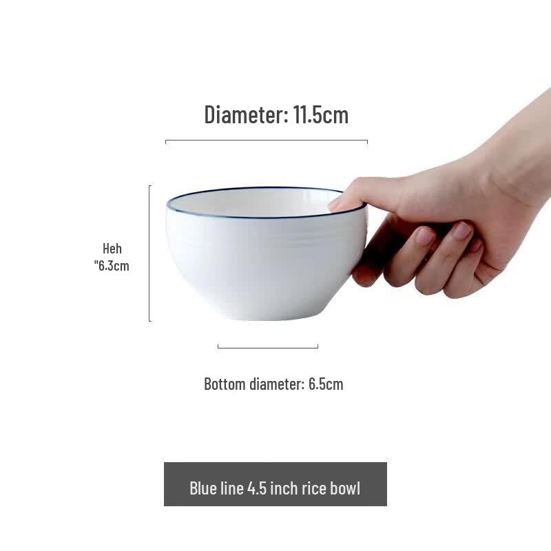 ZISIZ Cartoon Ceramic Rice Bowls