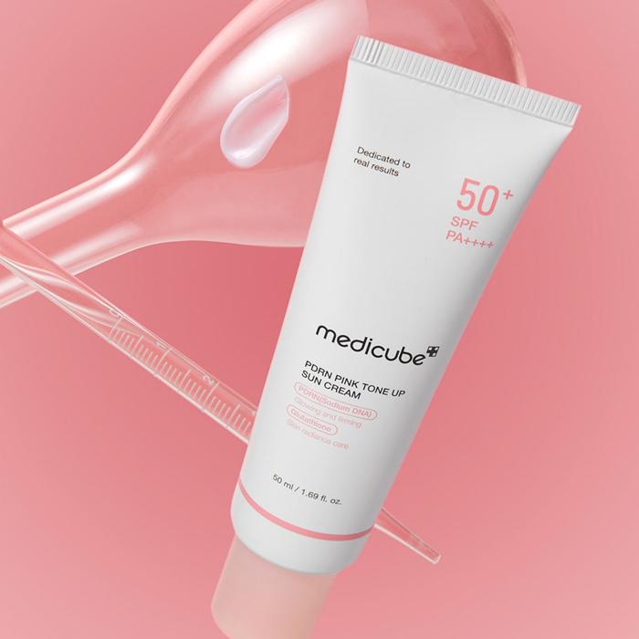 Medicube PDRN Pink Tone Up Sun Cream SPF 50+ PA++++ 50ml