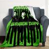 1 Stück Green Day Outdoor-Decke Leichtes Flanell, Weich & Warm, Ganzjahresnutzung für Sofa, Outdoor, Camping, Wohnzimmer, Büro, Stuhl