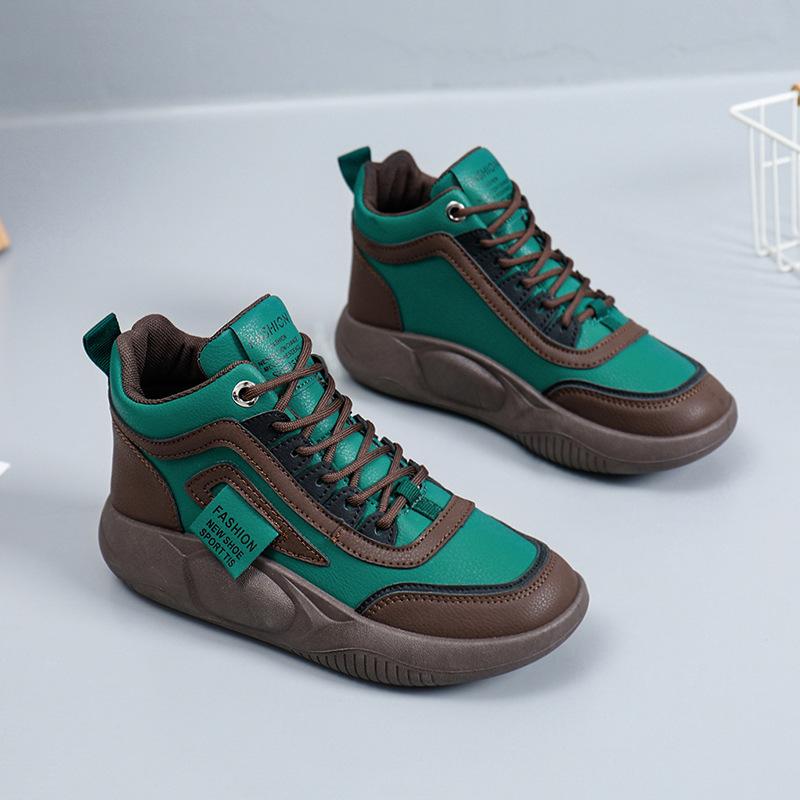Autumn New Ins Korean Style Breathable White Shoes Female Student All-Matching Casual Sports Skate Shoes Women's Shoes Xw698