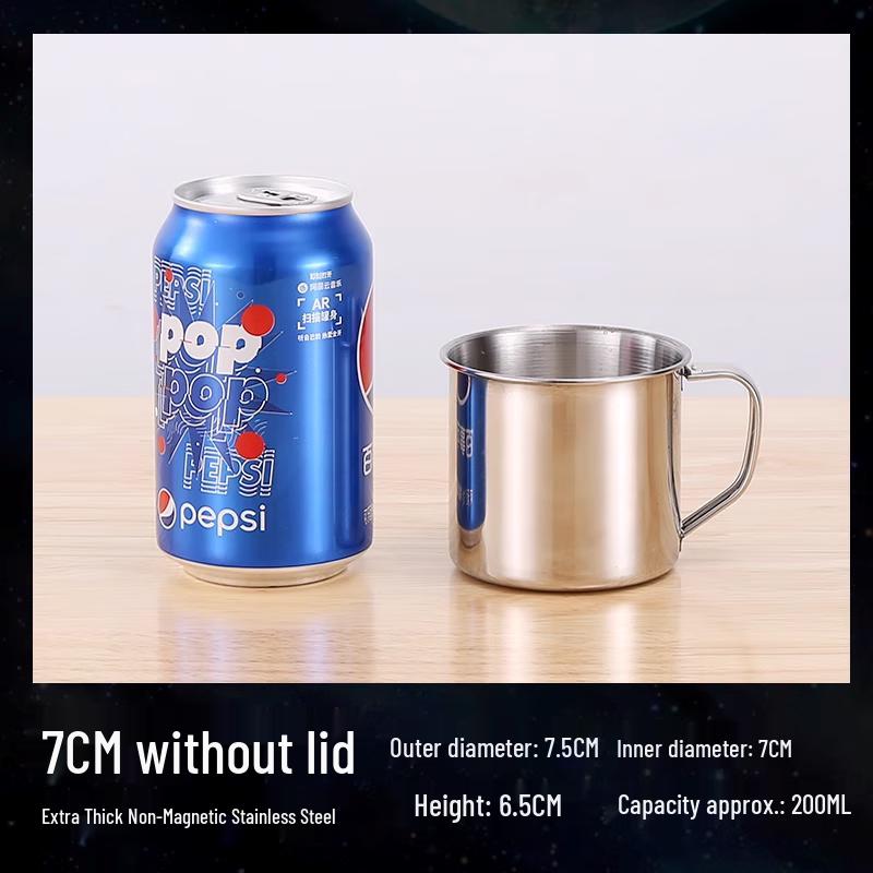 Yuzhuxun 201 Stainless Steel Mug with Handle