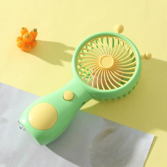Snail-Shaped Handheld Fan with USB Charging Cute Portable Mini Fan with 2 Speeds Lightweight Quiet Summer Gadget for Travel Office Outdoor