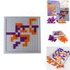 Funny 2 Person Tetris Chess Leisure Puzzle Game Toy For Family Fun