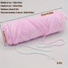 Vibrant 3pcs Yarn Bundle Soft & Thick 8-Strand Acrylic for DIY Knitting and Crochet, Ideal for Hats, 10.05oz Total