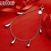 925 Sterling Silver Teardrop Bracelet Fashion Jewelry