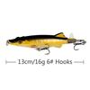 New Best-selling Propeller Tractor Popper Floating Pencil Lure Topwater Live Bait ABS 13 Cm / 16 G