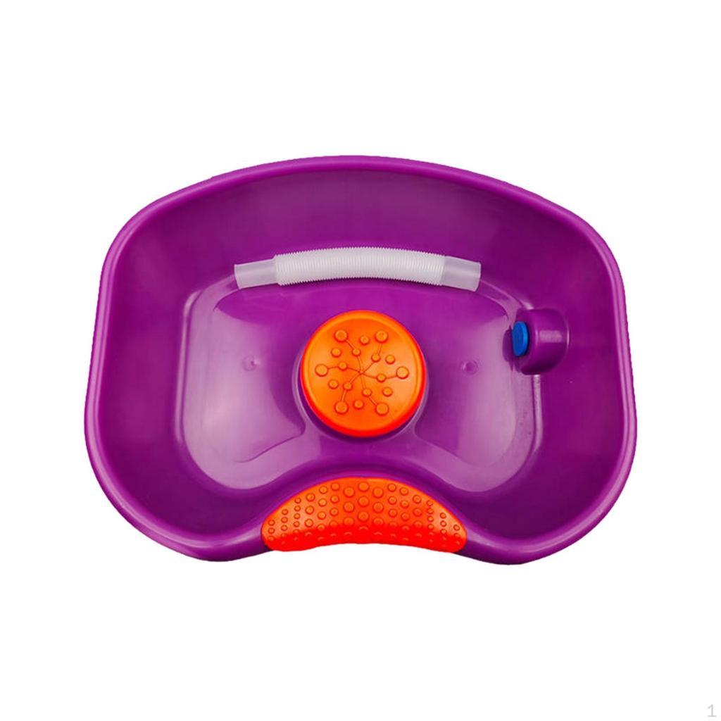 Umywalka do mycia włosów przy łóżku z przedłużonym wężem, łatwa w użyciu