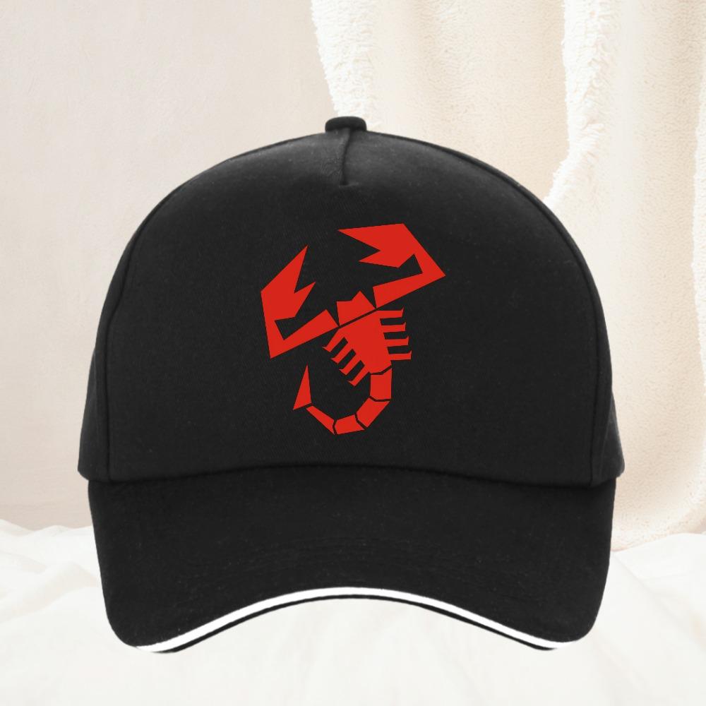 Abarth Scorpion Denim Baseball Cap Car Logo UnisexTeens Adjustable Hip Hop Hats Streetwear University Dropshipping Baseball Caps