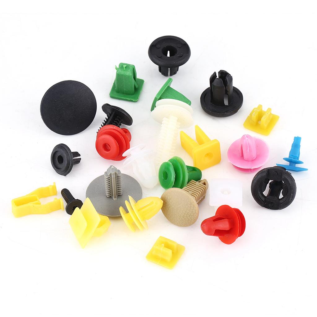 1000pcs Assorted Plastic Car Door Trim Clip Bumper Fastener Retainer Rivet Push Pin Kit