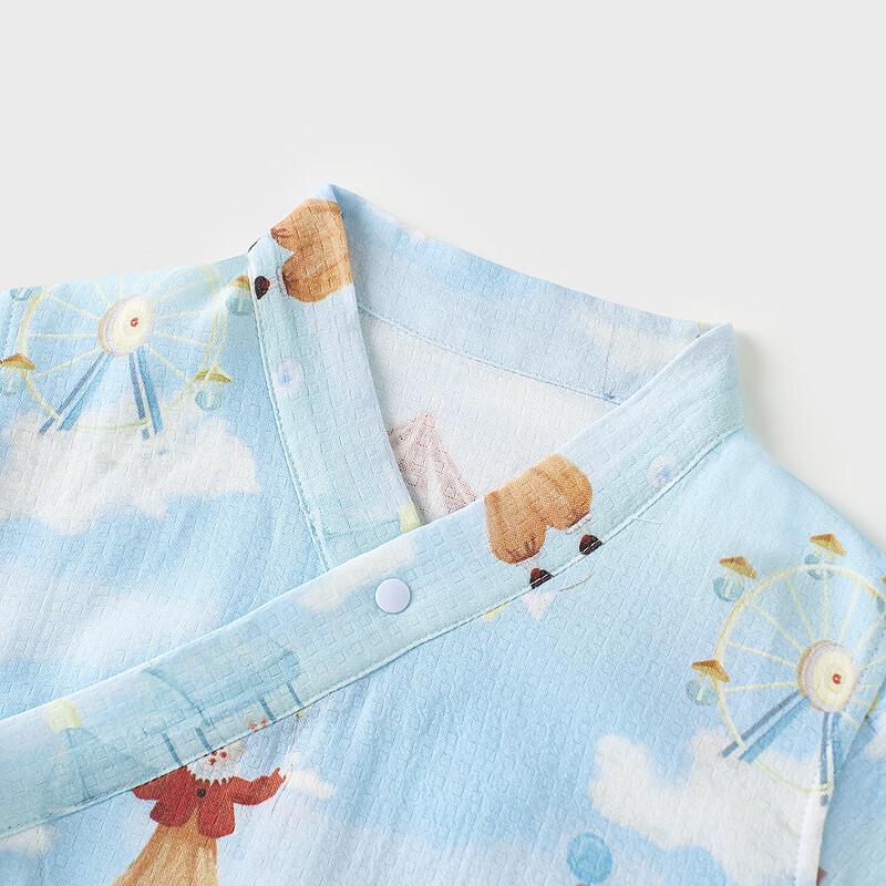 

TONGTAI Детский кимоно-ромпер с коротким рукавом 90cm