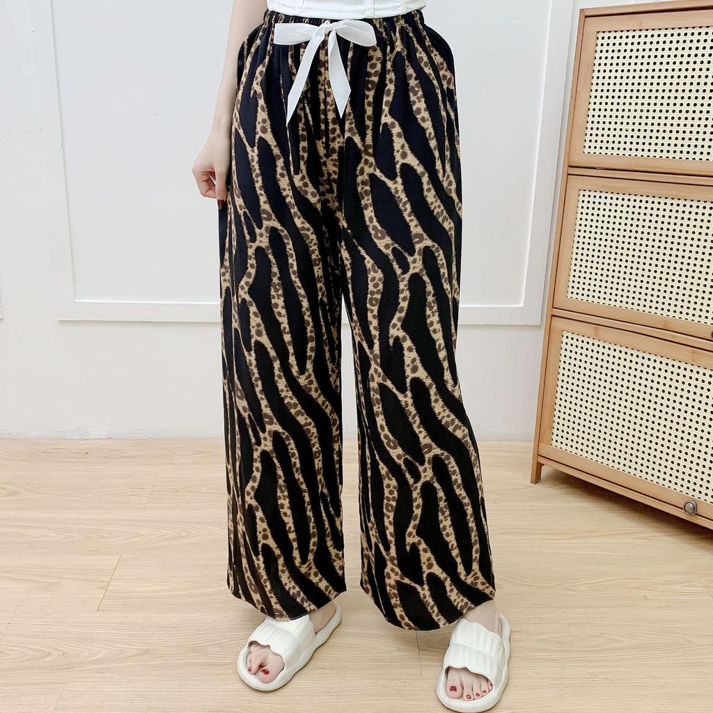 Cotton Silk Pajama Pants for Women, New Summer Style, Thin Cotton Casual Pants, Can Be Worn Outside, Large Size Home Pants