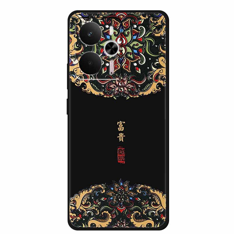 3D Emboss Case For Realme 14 5G Case Realme14 Coque Relief Flower Silicone Soft Back Cover For Realme 14 Phone Cases Funda Shell