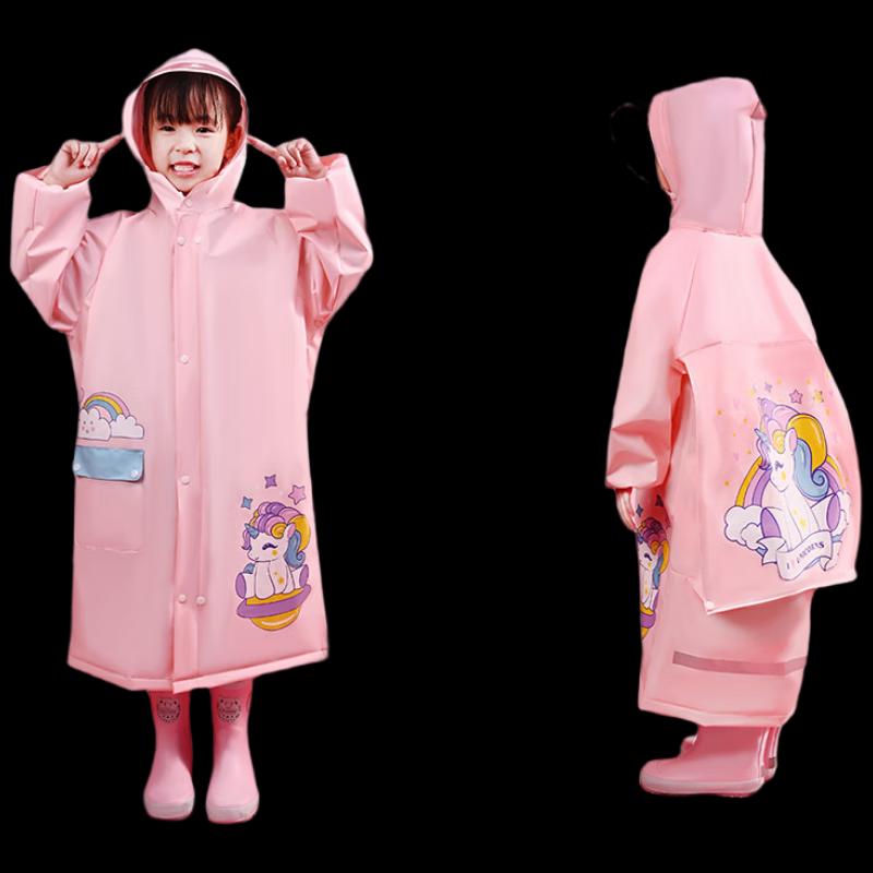 

Kids Unicorn EVA Raincoat with Backpack Slot