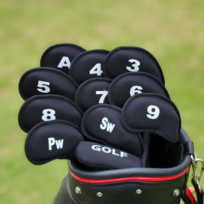 10 ks Návleky na hlavu golfových holí Sada návleků na hlavy železných Putterů Venkovní sportovní golfové doplňky