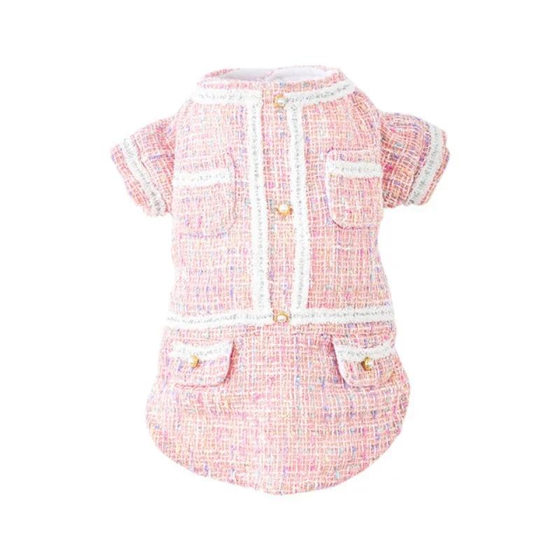 

Fashion Dog Coat Jacket Pink Color Pet Outfit Puppy Yorkshire Pomeranian Poodle Bichon Frise Schnauzer Costume Warm Dog Clothing XS（old） розовый