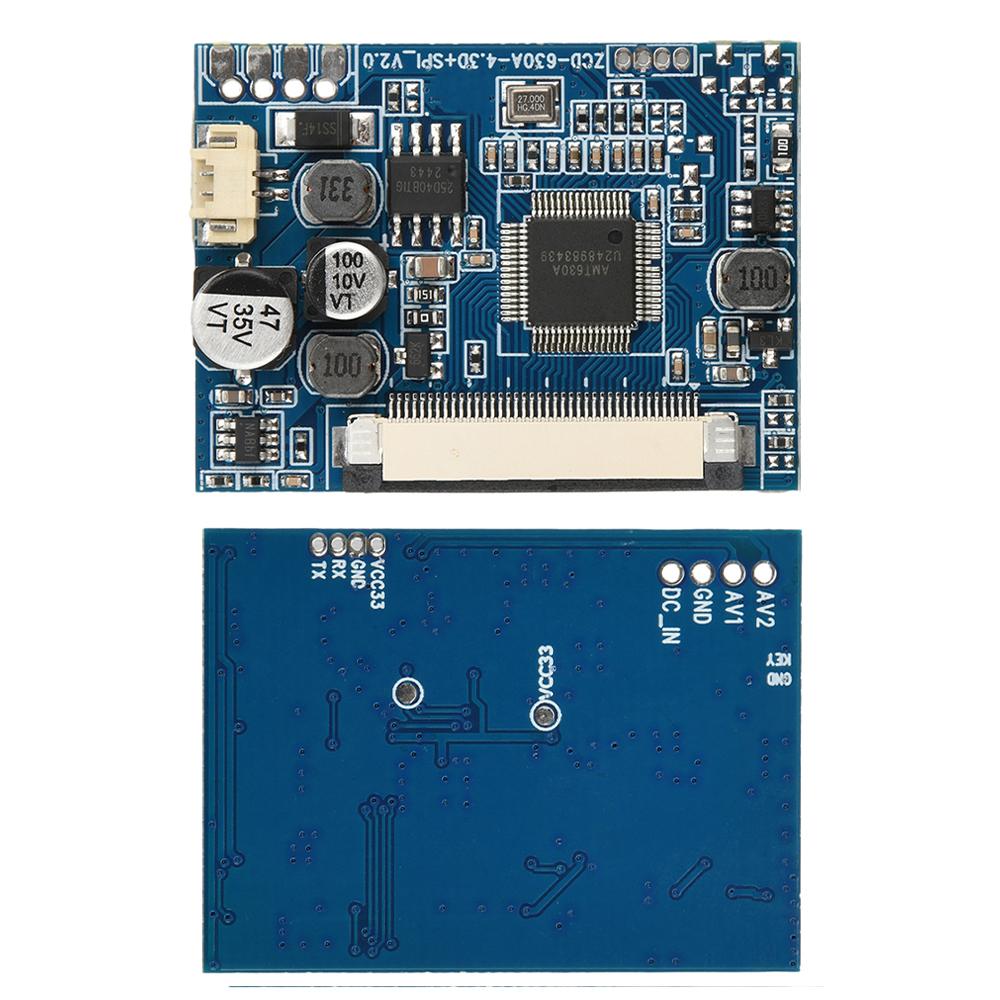 4.3/5inch LCD Display Driver Board Module Kit Monitor AC12-24V for Car AV Digital Photo Frame Multi-Function Car Accessories
