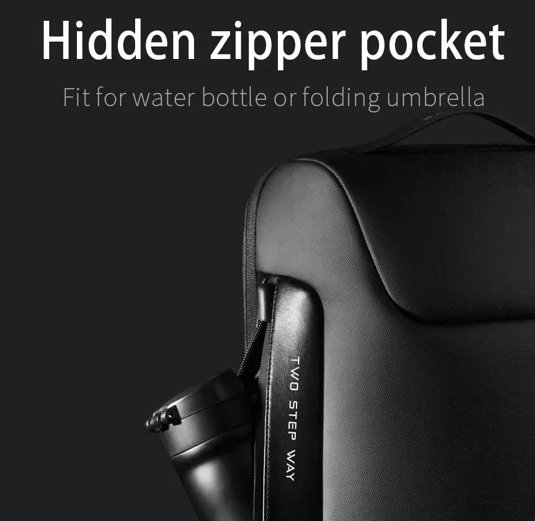 BANGE New Men Anti Theft Waterproof Outdoor Travel Backpack 15.6 Inch Multifunction Business Laptop Backpack