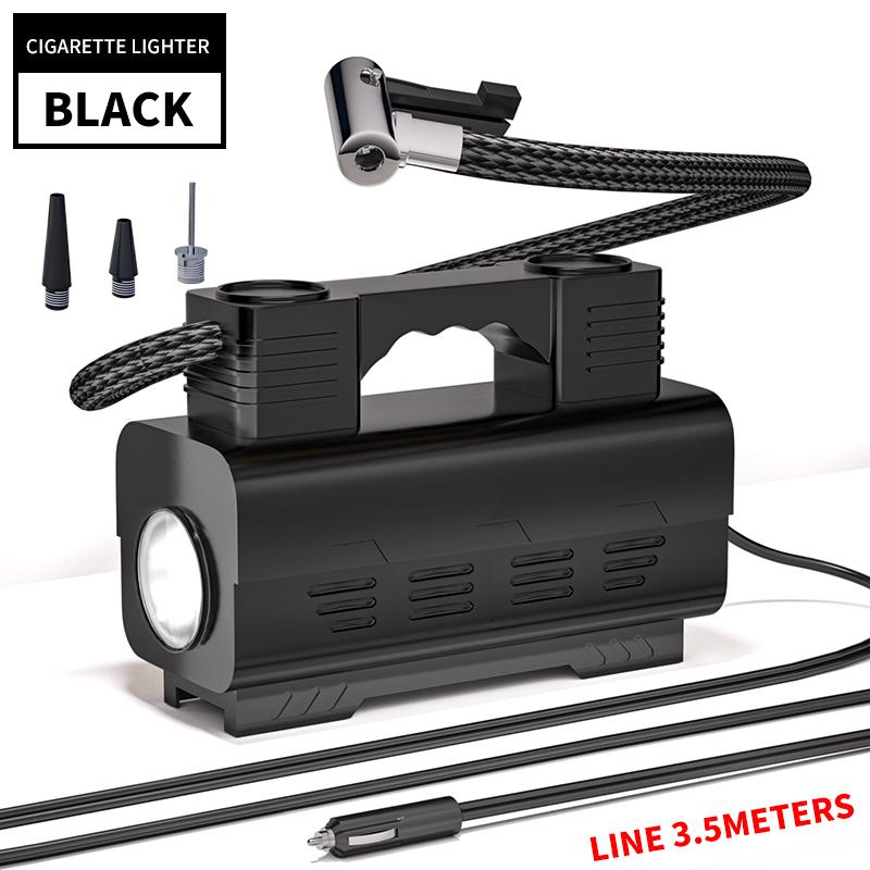 

Проводной точный указатель портативный автомобильный воздушный насос DC прикуриватель 12 В шина для автомобиля мяч баскетбольный велосипед чёрный