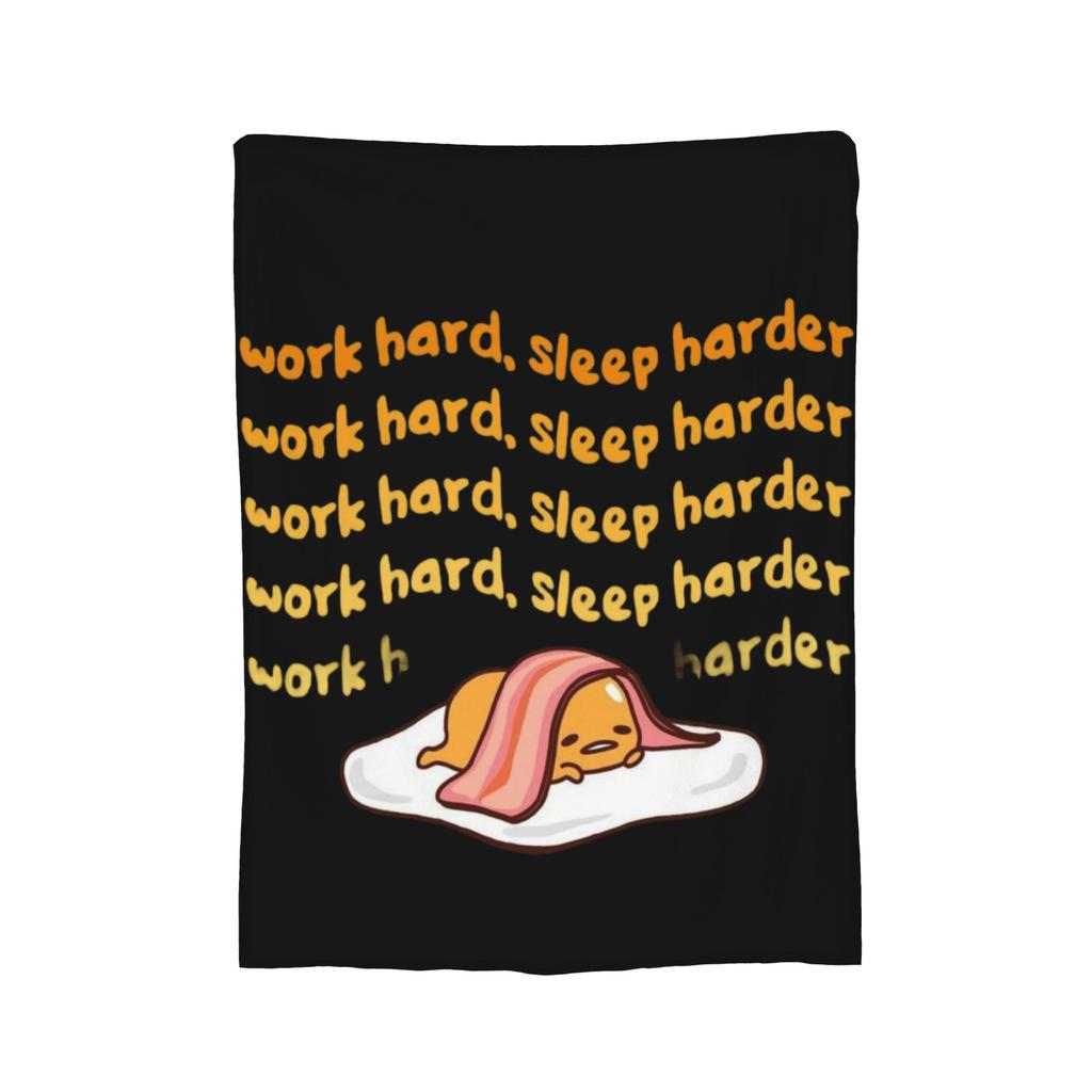 Lazy Egg Gudetama  Blanket Cute Cartoon Fleece Funny Breathable Throw Blankets for Bedding Lounge Textile Decor,