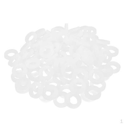 100 Gasket Seal Silicone Rubber Water Shower Nozzle Washers